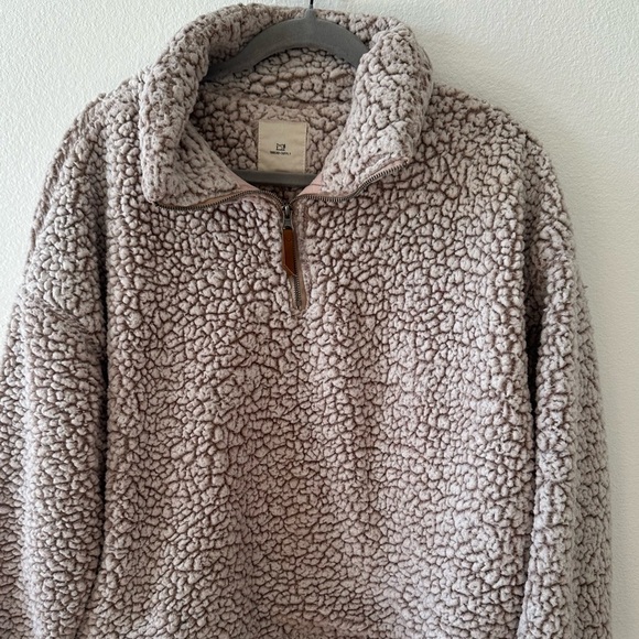 Cropped Sherpa 1/4-Zip Pullover for
Women - Picture 3 of 5